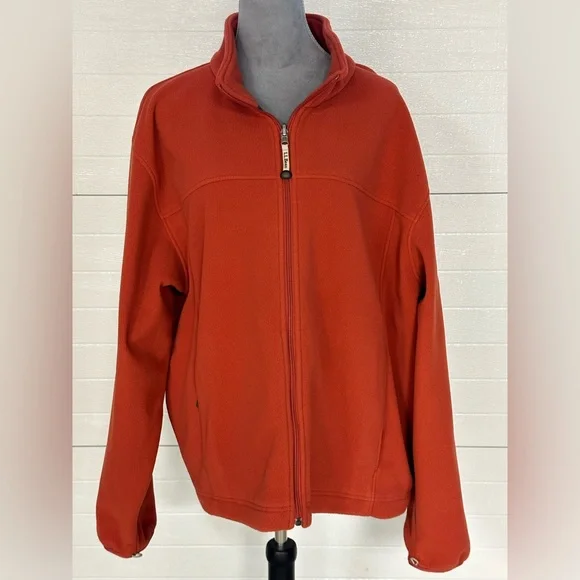 L L Bean Olive Green detachable fleece lined Men’s jacket 0BCY9 Sz 2XL - Picture 11 of 14